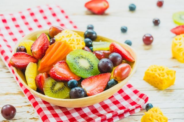 Mixed and assorted fruits